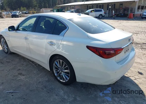 2018 Infiniti Q50 3.0T Luxe z USA, uszkodzony, nr VIN JN1EV7AP6JM365100